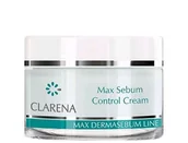 Kremy do twarzy - Clarena Max Sebum Control Cream Krem do twarzy 50ml - miniaturka - grafika 1