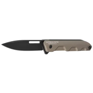 Nóż składany Extrema Ratio Ferrum T Tactical Mud Aluminium, Black N690 (04.1000.0367/BLK/TM) - Noże - miniaturka - grafika 2