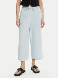 Pieces Kuloty Sastina 17156930 Błękitny Loose Fit - Spodnie damskie - miniaturka - grafika 1