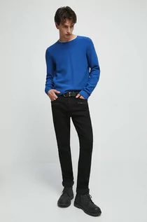 Spodnie męskie - Medicine jeansy męskie kolor czarny - grafika 1