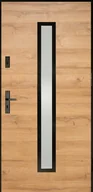 Drzwi zewnętrzne - Drzwi zewnętrzne stalowe wejściowe Auria Passive Grandson 90 prawe Splendoor - miniaturka - grafika 1