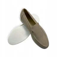 Mokasyny męskie - Mokasyny męskie zamszowe Old Money 45 - miniaturka - grafika 1