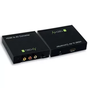 Techly Konwerter/Adapter HDMI/RCA Composite Video+Audio L/R 301672 - Adaptery i przejściówki - miniaturka - grafika 2
