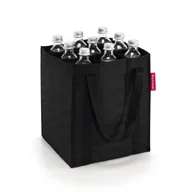 Torby i wózki na zakupy - Torba na butelki REISENTHEL, czarny, 24x28x24 cm - miniaturka - grafika 1