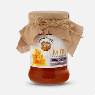 Skarby Polesia, Miód wrzosowy, 400 g - Miód - miniaturka - grafika 1