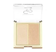 Rozświetlacze do twarzy i ciała - Golden Rose - SO GLOW! - Highlighter Duo - Podwójny rozświetlacz do twarzy - 2x3,2 g - 101 STARLIGHT - miniaturka - grafika 1