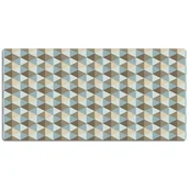 Podkładki na biurko - Podkładka mata ochrona biurka Retro iluzja 120x60cm, Dywanomat - miniaturka - grafika 1