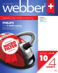 Webber Worek do odkurzacza WEBBER 10 (4 szt) - Worki do odkurzaczy - miniaturka - grafika 1