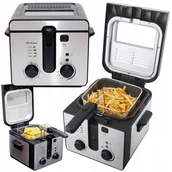 Frytownice gastronomiczne - Frytkownica Olejowa Berlinger Max1850 Frytownica Duża Czasomierz Termostat - miniaturka - grafika 1