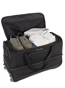 Torba podróżna Travelite Basics Doubledecker L - black - Torby podróżne - miniaturka - grafika 5