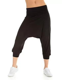 Spodnie damskie - Winshape Damskie spodnie treningowe 3/4 z haremkami WBE7 UNISEX Dance Fitness czas wolny sport - grafika 1