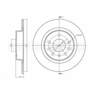 Szczęki hamulcowe - METELLI Tarcza hamulcowa 23-1205C - miniaturka - grafika 1