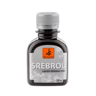 Dragon Lakier dekoratorski 80ml srebrny DLS080SR - Farby i impregnaty do drewna - miniaturka - grafika 3