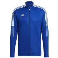 Bluzy sportowe męskie - Adidas, Bluza, Tiro 21 Track Jacket GM7320, niebieski, rozmiar M - miniaturka - grafika 1