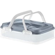 Pojemniki kuchenne - Pojemnik na ciasto Dolce 40 x 30 x 11 cm niebieski - miniaturka - grafika 1