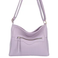 Torebki damskie - Uniwersalna Torebka Damska Listonoszka firmy Herisson 1052L2089 Jasno Fioletowa - miniaturka - grafika 1