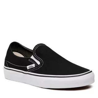 Trampki damskie - Vans Tenisówki Classic Slip-On VN-0EYEBLK Black - grafika 1