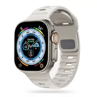 Akcesoria do smartwatchy - Pasek Icon Line do Apple Watch 4 / 5 / 6 / 7 / 8 / SE / Ultra (42 / 44 / 45 / 49 mm) Starlight - miniaturka - grafika 1