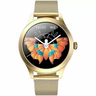 Smartwatch - Gino Rossi SW014G-4 Złoty - miniaturka - grafika 1