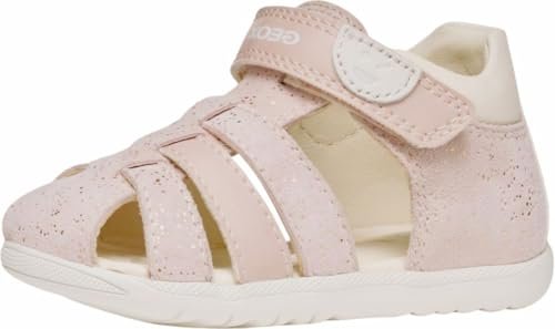 Geox Dziewczyna B Sandał Macchia Gir, Różowy Off White, 26 EU