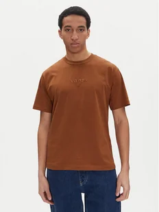 Vans T-Shirt Essential VN000HPZ Brązowy Loose Fit - Koszulki męskie - miniaturka - grafika 1