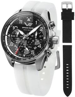 Zegarek Zegarek Vostok Europe 6S20-325A741SW Space Race Black Chrono - Zegarki męskie - miniaturka - grafika 1