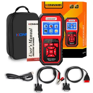 Tester Diagnostyczny OBD2 i Do Akumulatorów 6V 12V - Diagnostyka samochodowa Tester Diagnostyczny OBD2 i Do Akumulatorów 6V 12V - Diagnostyka samochodowa - miniaturka - grafika 1