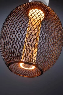 Źródło światła LED METALLIC GLOW GLOB czarny Spiral E27 4,2W 200lm 1800K 230V - Żarówki LED - miniaturka - grafika 3