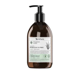 VIS PLANTIS PHARMA CARE MYDŁO W PŁYNIE ALOES + MOCZNIK 500ML - Mydła - miniaturka - grafika 1
