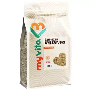 MyVita Myvita Żeń-szeń syberyjski korzeń cięty 100g 5906395684045 - Suplementy diety - miniaturka - grafika 1