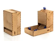 Gry planszowe - Dice Tower Drewniana Wieża Do Kości Prastary Dąb 15 cm - miniaturka - grafika 1