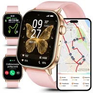 Smartwatch - Rubicon F42 GPS PROF Różowy - miniaturka - grafika 1
