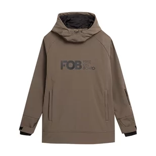 Kurtka snowboardowa męska 4F M150 brown L - Kurtki narciarskie - miniaturka - grafika 1