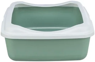Trixie Classic biało-zielona M0607502 - Kuwety dla kotów - miniaturka - grafika 1