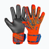 Piłka nożna - Rękawice bramkarskie Reusch Attrakt Duo hyper orange/electric blue/black - miniaturka - grafika 1