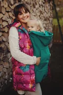 Nosidełka dla dzieci - Osłonka Softshell na nosidełko Litle Frog - Teal-U - miniaturka - grafika 1