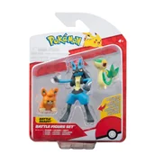 Figurki dla dzieci - PKW - Battle Figure Set (3PK:  Snivy, Pawmi, Lucario) W20 - miniaturka - grafika 1