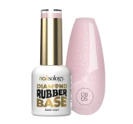 Lakiery hybrydowe - Clavier Nailsology Diamond Rubber Base baza do manicure hybrydowego DB05 Miss Candy 8ml - miniaturka - grafika 1