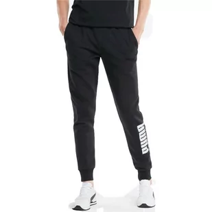 PUMA  SPODNIE MĘSKIE DRESOWE POWER SWEAT PANTS BLACK 589414 01 - Rozmiar: S - Spodnie męskie - miniaturka - grafika 1