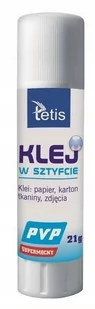Tetis Klej w sztyfcie typu PVP bezbarwny 21g AA863TET - Przybory szkolne - miniaturka - grafika 2