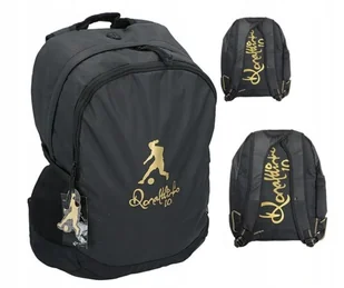 Plecak szkolny, piłkarski, turystyczny wielokomorowy czarny, z pokrowcem - Plecaki szkolne i tornistry Plecak szkolny, piłkarski, turystyczny wielokomorowy czarny, z pokrowcem - Plecaki szkolne i tornistry - miniaturka - grafika 1