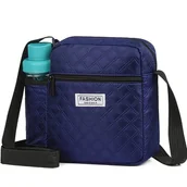 Inne - TEMU Lekka Pikowana Nylonowa Torba na Ramię z Regulowanym Paskiem - Modna Fioletowa Torba na Ramię do i Podróży, Łatwa w Utrzymaniu, Zamykana na - miniaturka - grafika 1