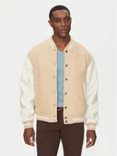 Kurtki męskie - Guess Jeans Kurtka bomber M5RL32 WHAC2 Beżowy Regular Fit - miniaturka - grafika 1