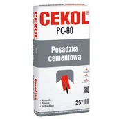 Zaprawy budowlane - Cekol Posadzka cementowa PC-80 25 kg - miniaturka - grafika 1