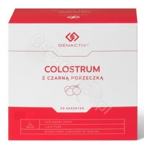 Genactiv SP. Z O.O. Colostrum z czarną porzeczką 30 saszetek 3800721 - Witaminy i minerały - miniaturka - grafika 1
