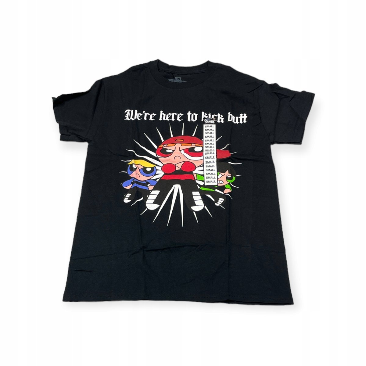 Koszulka T-shirt męski okrągły dekolt SPENCER'S POWERQUFF GIRLS M