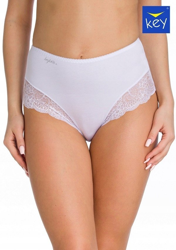 Figi damskie key lpf-111, 2-pak, białe m