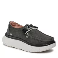 Półbuty damskie - Półbuty Hey Dude Wendy Peak Chambray 40255-001 Black - miniaturka - grafika 1