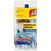 Miotły, szufle, mopy - Sarantis Jan Niezbędny Mop paskowy z nadrukiem k - miniaturka - grafika 1