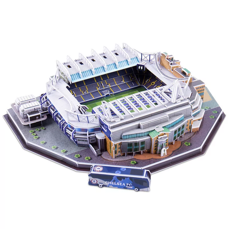 Stadion Piłkarski Chelsea Fc - "Stamford Bridge" Stadium Londyn Puzzle 3D